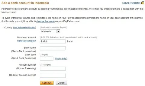 Your account number