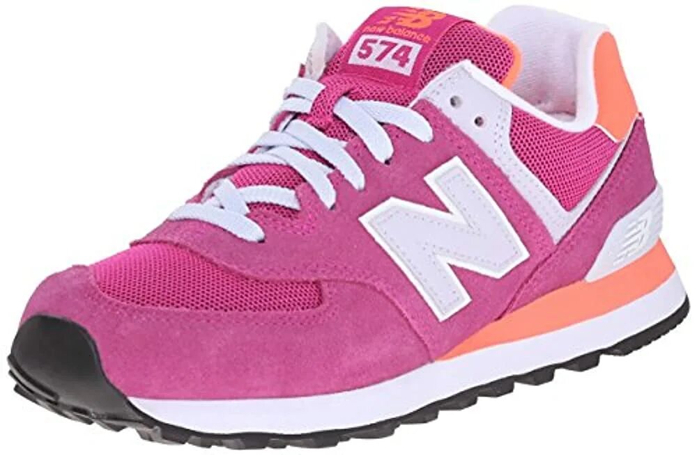 New balance 37. New Balance wl574 женские. Нью бэланс 574 розовые. Кроссовки New Balance wl574sca розовый. Кроссовки New Balance Damen.