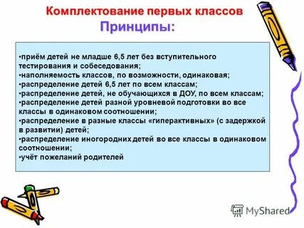 Принципы класса