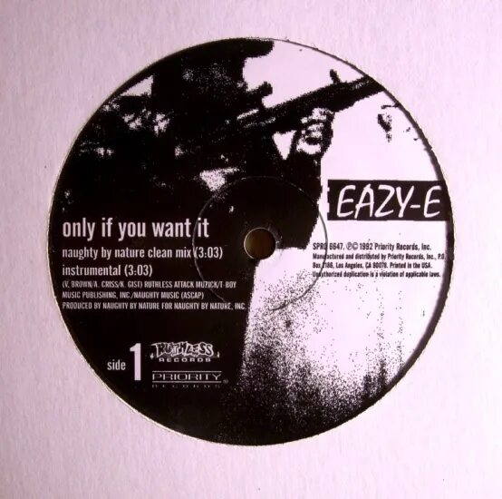 If it only could be better. Eazy e пластинка. eazy e only if you want it. сборник n.w.a. and the posse (1987).. only if you want it.
