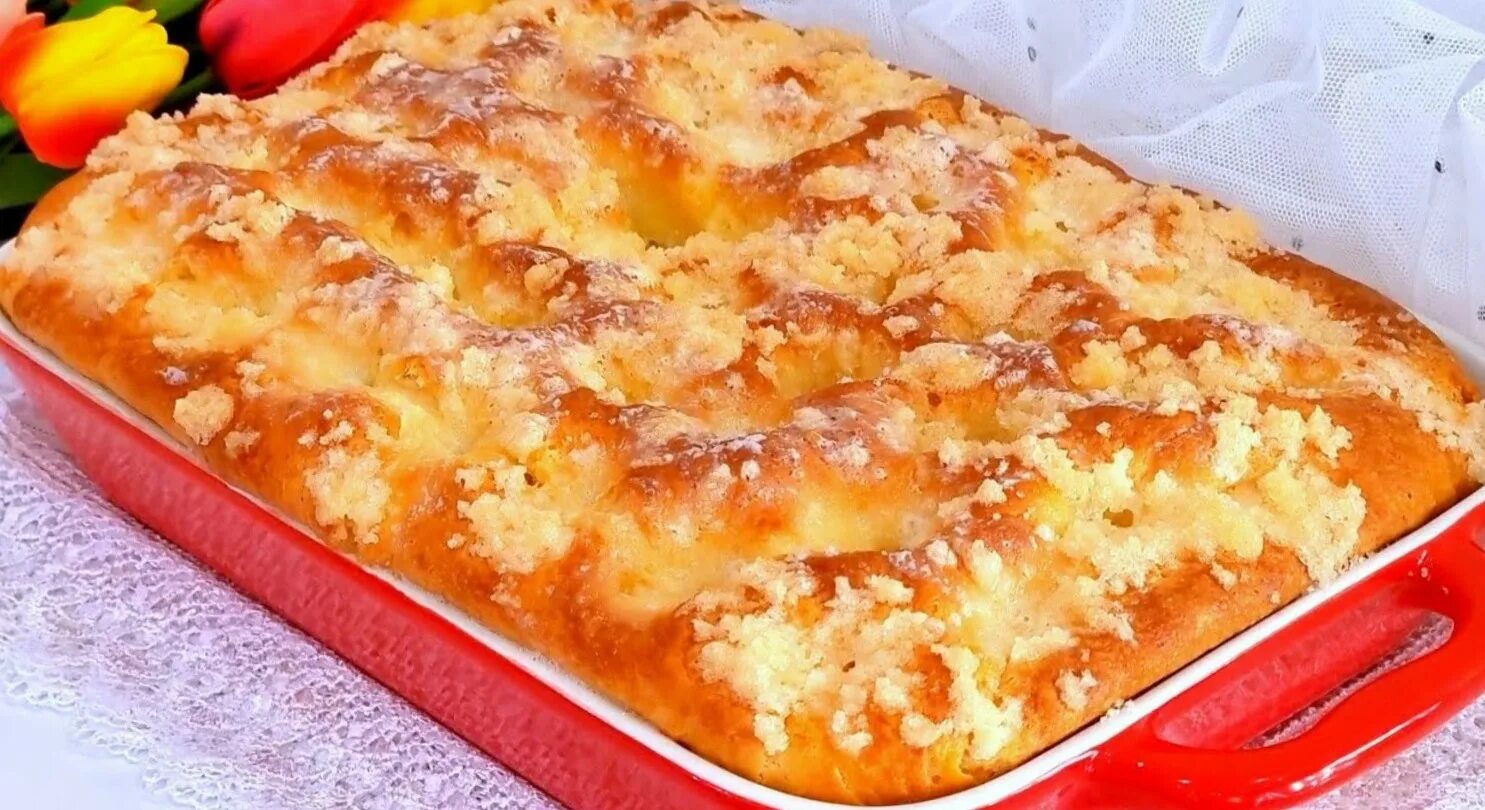 Рецепт немецкого сахарного пирога
