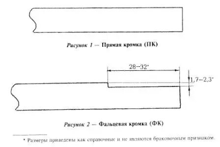 Прямая кромка