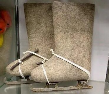 Коньки снегурки на валенках