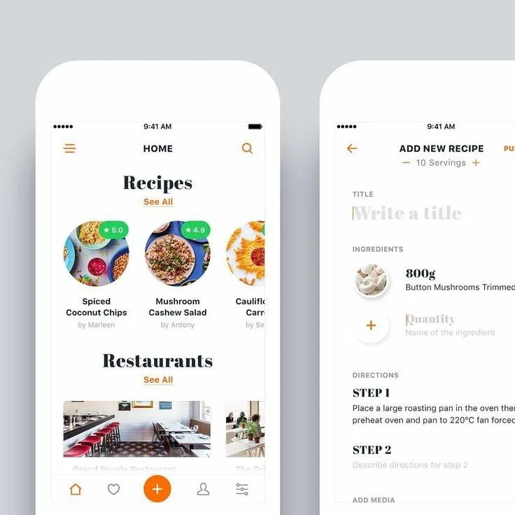 Add приложения. Recipe app UI. Приложение add. G Home приложение. Mobile app Restaurant.