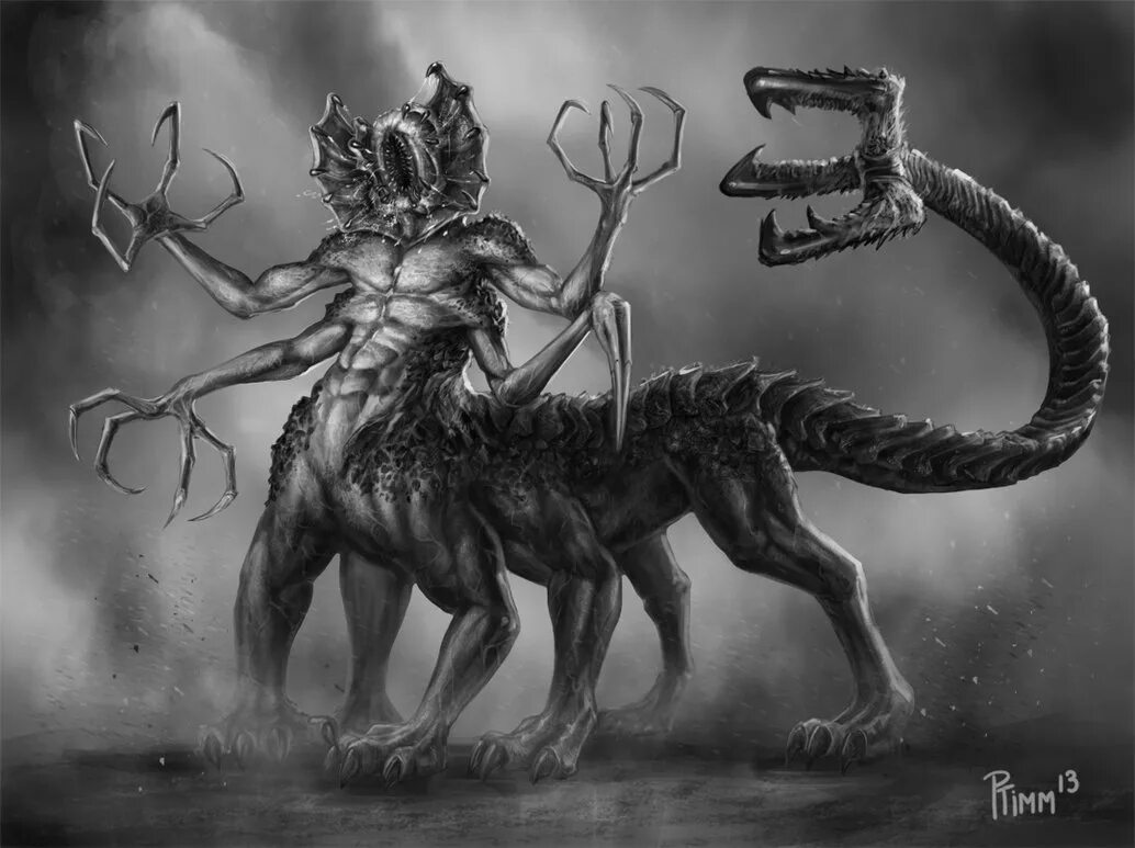 мифические существа с четырьмя руками. горо мортал комбат. монстр 4 руки. азазель демон. оборотень днд.