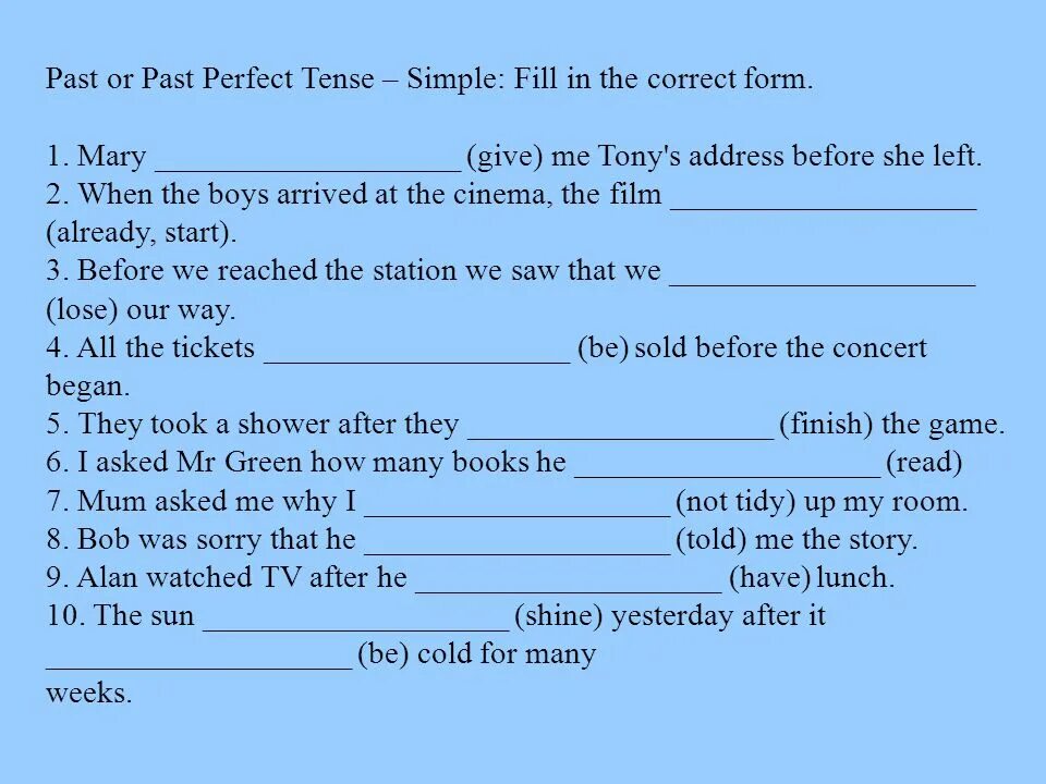 Past perfect tense упражнения. Past perfect упражнения. Past perfect past simple упражнения. Past Sime Padt perfect упражнения. Паст Симпл и паст Перфект упражнения.