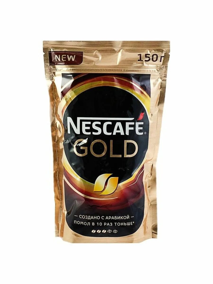 Нескафе Голд 150г. Кофе растворимый Nescafe Gold 150 гр. Кофе Нескафе Голд пакет 150 г. Кофе Нескафе Голд 150 гр м/у.