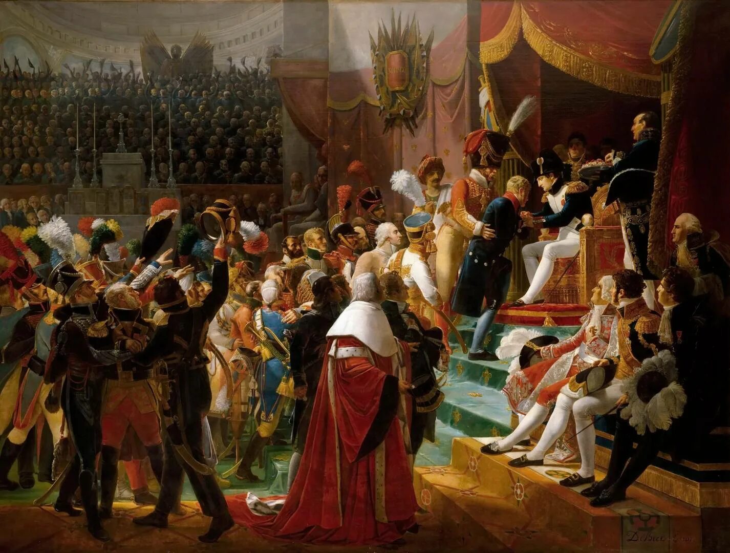 Революция во франции 1799 году. 1804 провозглашение наполеона императором франции. наполеон бонапарт 1799. первое вручение ордена почётного легиона. дебре (1812). 1804 - наполеон i бонапарт провозгласил себя императором франции.