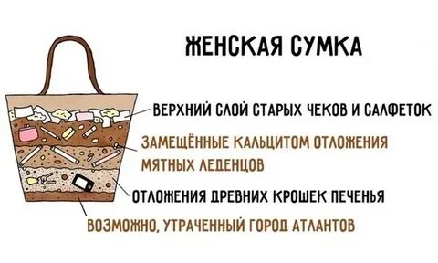 Убери сумку