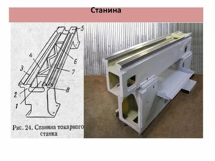 Станины токарных станков по металлу