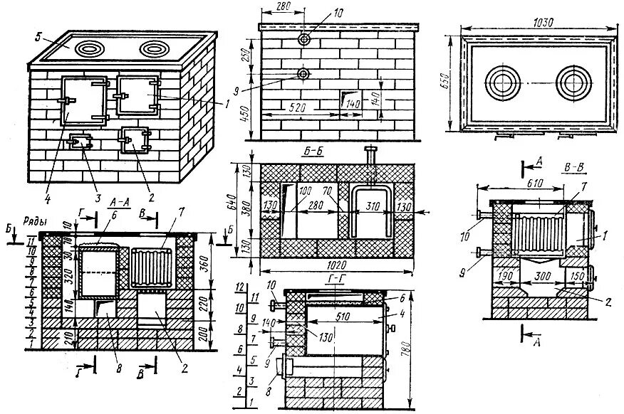 Размер печи для дома. Печь дровяная отопительно варочная схема. Печь Малютка порядовка. Тепловой щиток из кирпича для металлической печи. Печь шведка порядовка.