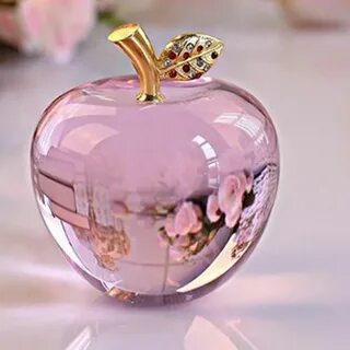 Розовый стеклянный