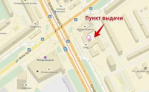 Бухарестская санкт петербург карта