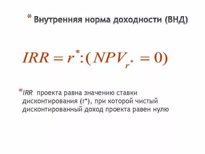 Рассчитать норму доходности. Ставка дисконтирования для инвестиционного проекта формула. Формула расчета irr инвестиционного проекта. Внутреннюю ставку доходности инвестиционного проекта формула. Норма рентабельности инвестиций irr формула.