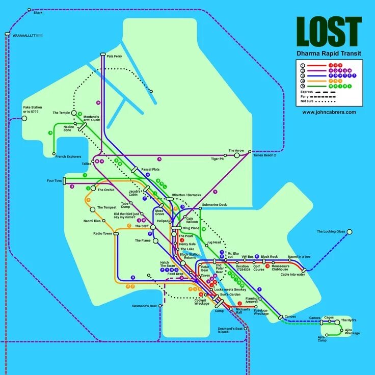 The lost map