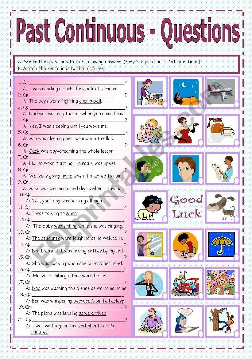 Present continuous questions and answers. Past Continuous questions exercises. Question formation Worksheets. Present Continuous questions Worksheets. Question formation exercises.