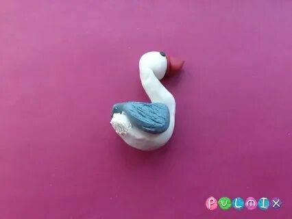Гусь из пластилина