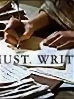 Must be writing