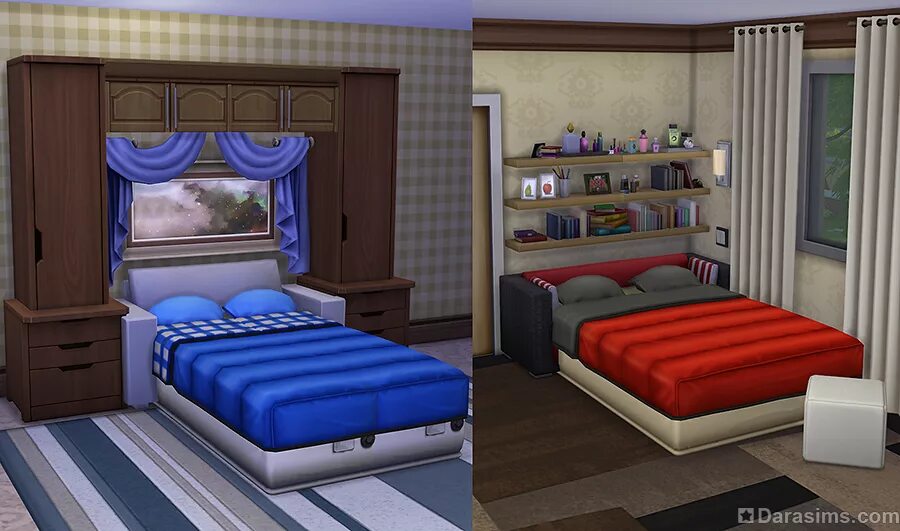 SIMS 4 Bed. The SIMS 3 кровать. Диван кровать симс 4. Симс 4 кровать. Моды для симс интерьер