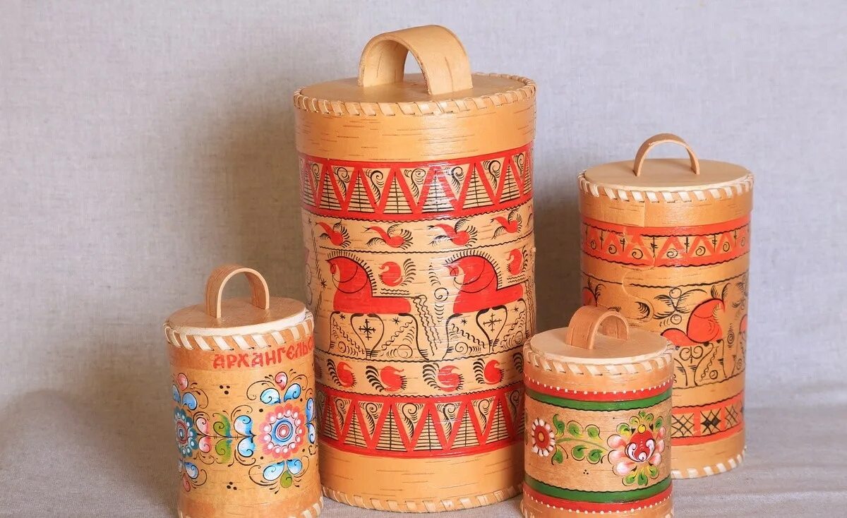 берестяной промысел туеса. ремесленные изделия. ремесленные изделия. шемогодская роспись. народные промысел берестяной кузбасса.