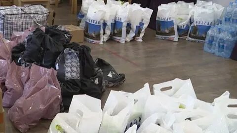 Где принимают гуманитарную помощь