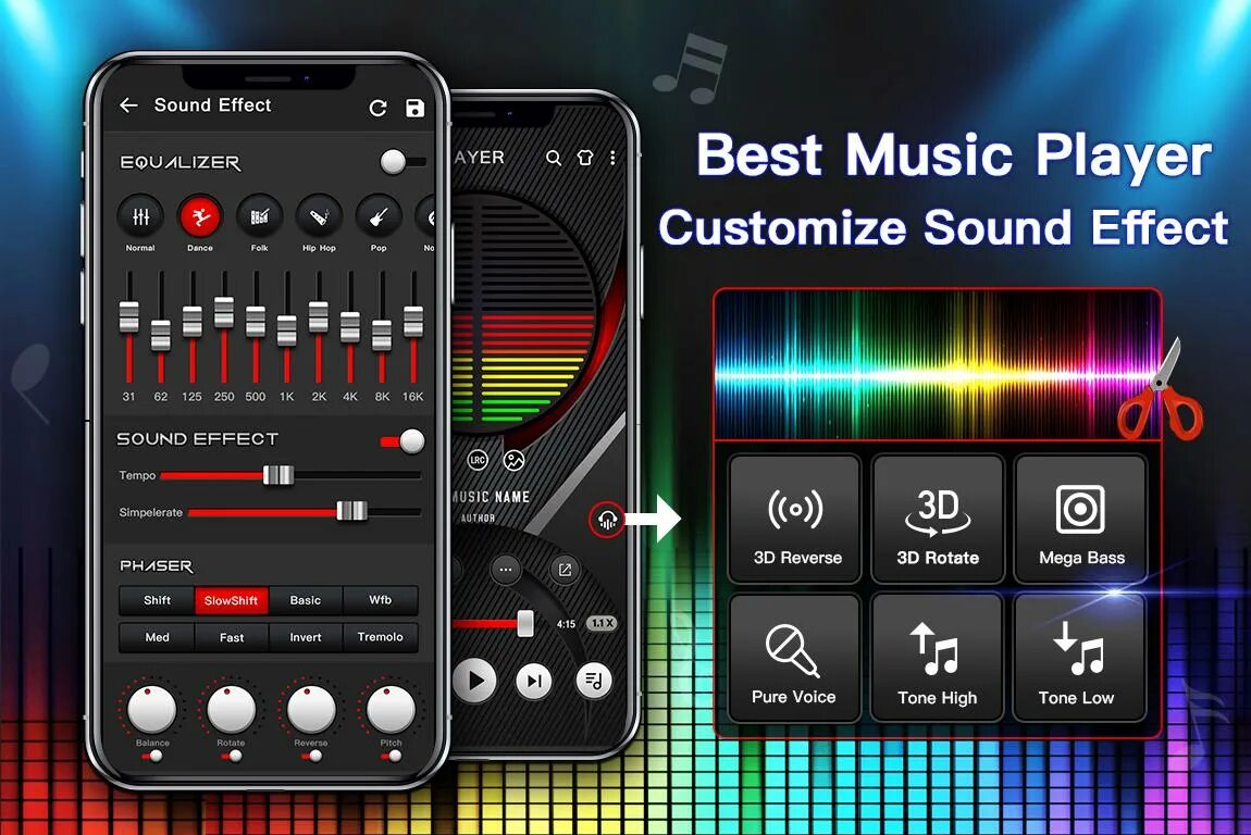 Музыкальный плеер. Музыкальный плеер для андроид. Плеер с эквалайзером. Музыкальный проигрыватель для андроид. Effects apk