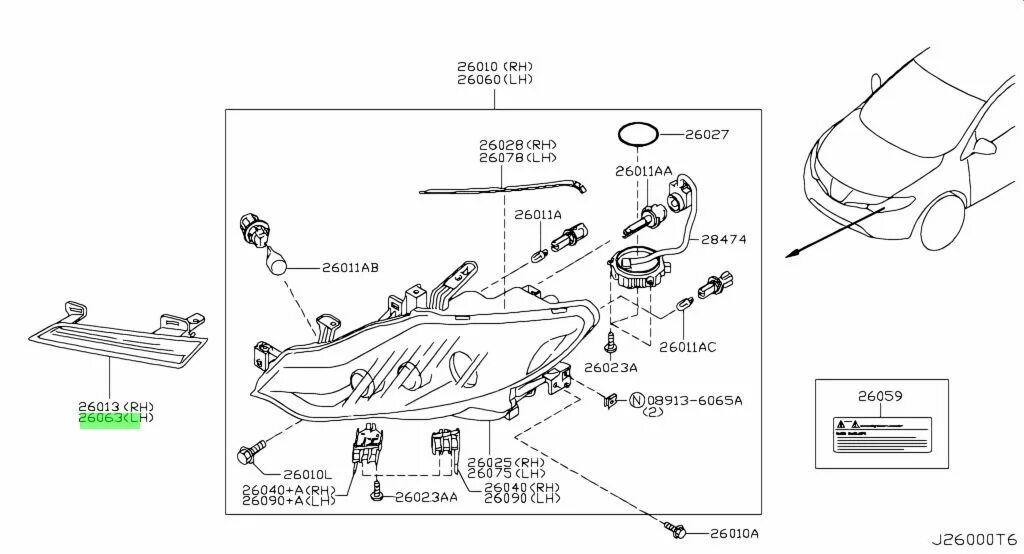 Замена лампочек в панели приборов - Nissan Murano I, 3,5 л, 2006 года электроник