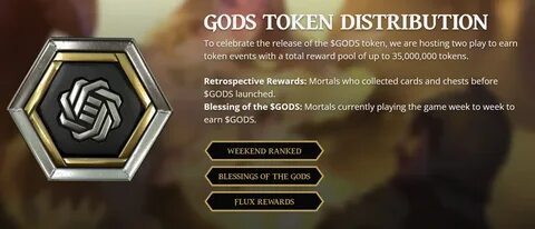 Gods unchained token