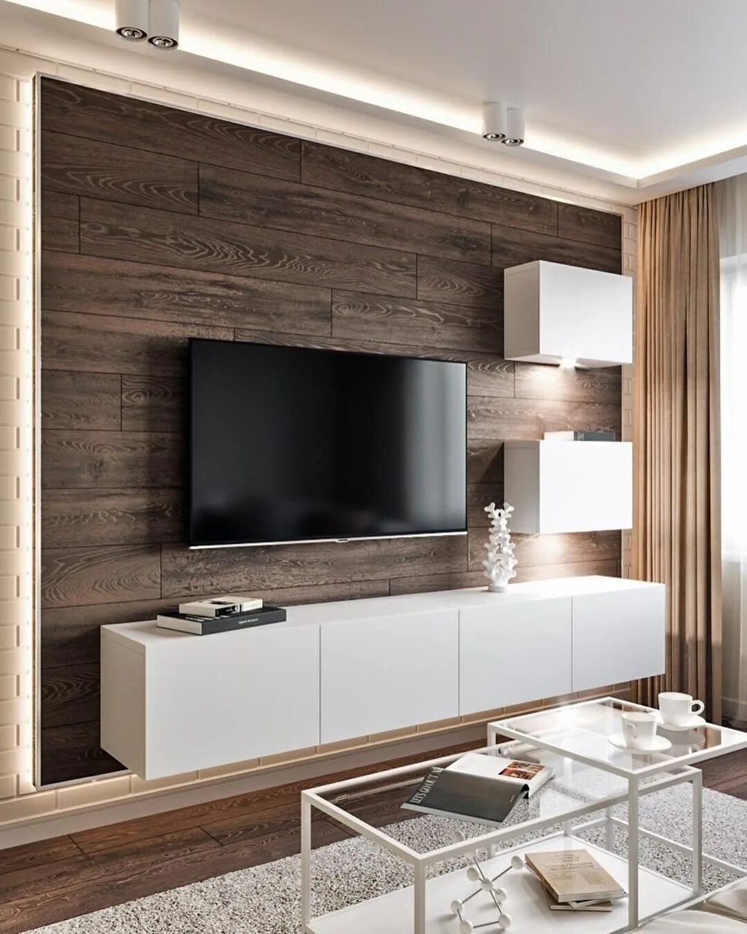 Современная стена с телевизором. Гостиная в современном стиле. Современная гостиную. Гостиная зона телевизора. Дизайнерские решения для гостиной.