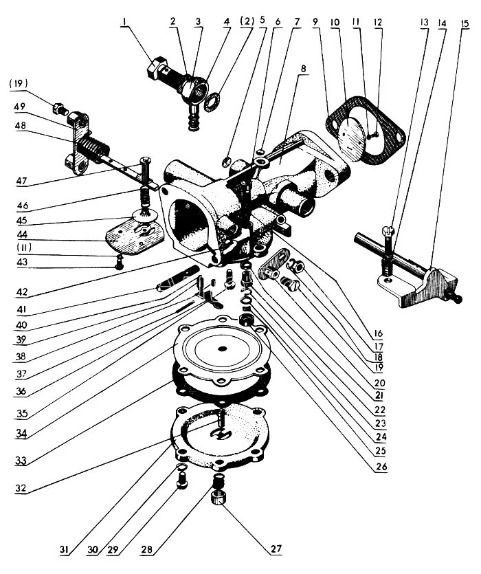 1107011. карбюратор пд-10 схема. карбюратор пускача пд-10. регулировка карбюратора пускача. регулировка карбюратора пускача.