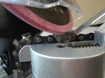 Заточка цепи бензопилы станком вихрь