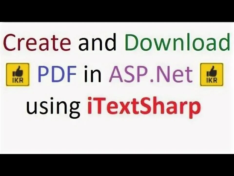 Itextsharp. Itextsharp
