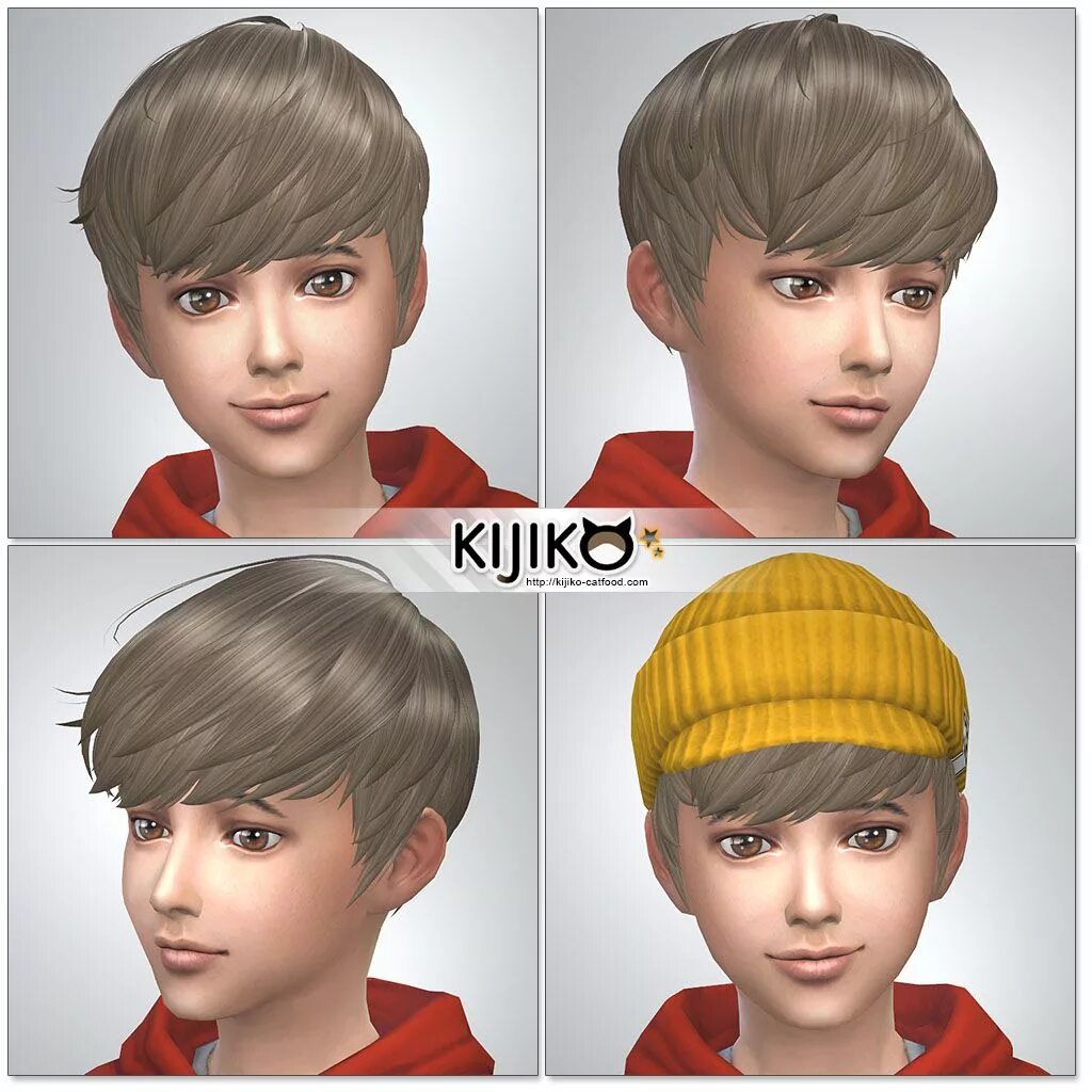 Моды симс 4 для мальчика. Детская прическа для мальчика симс 4. SIMS 3 прически для мальчиков. Волосы kijiko.