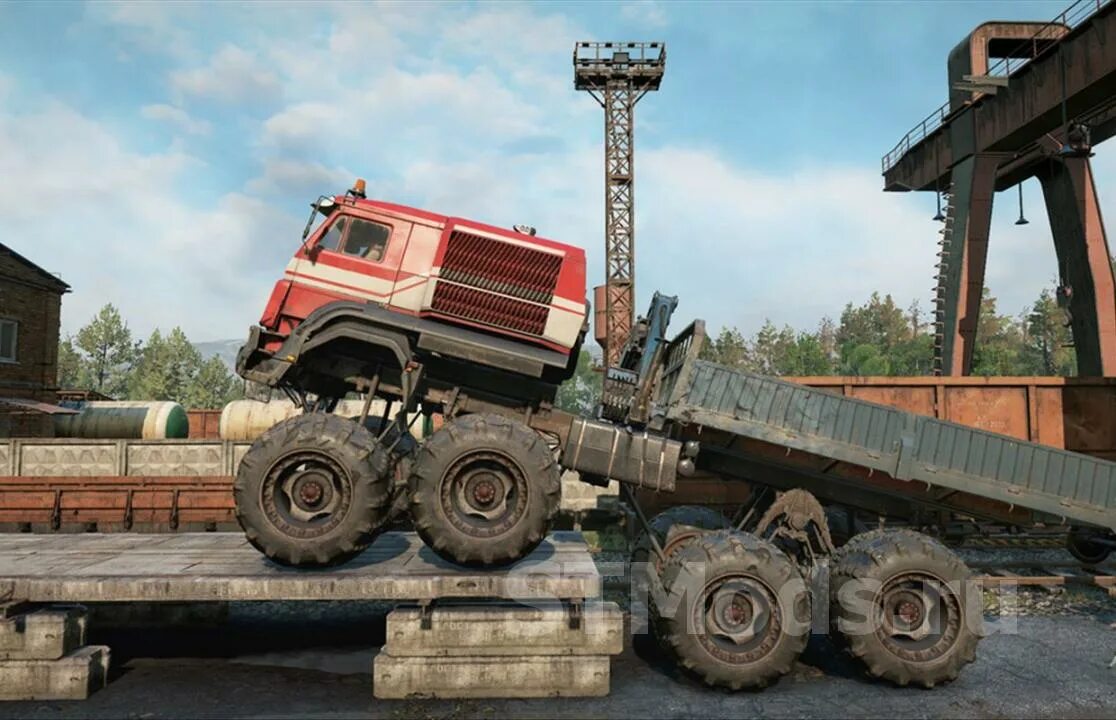 Сноу раннер камаз. Камаз 64131.