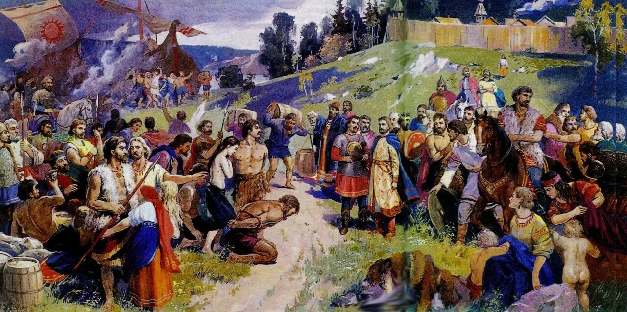 История народов древней руси. Хозяйства земледельцев древней руси. Земледелие скотоводство киевской руси. История народов древней руси. Вече во пскове васнецов.