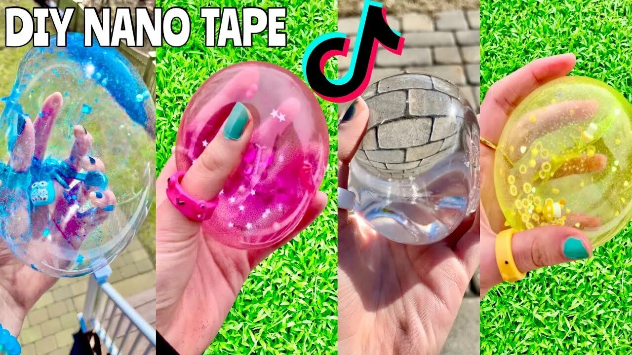 Бабл нано. Нано СЛАЙМ. Нано СКВИШИ. Nano Bubbles. Nano Tape Hacks.