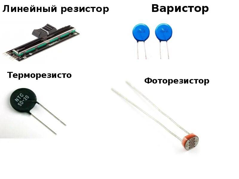 Сопротивление зависит от приложенного напряжения