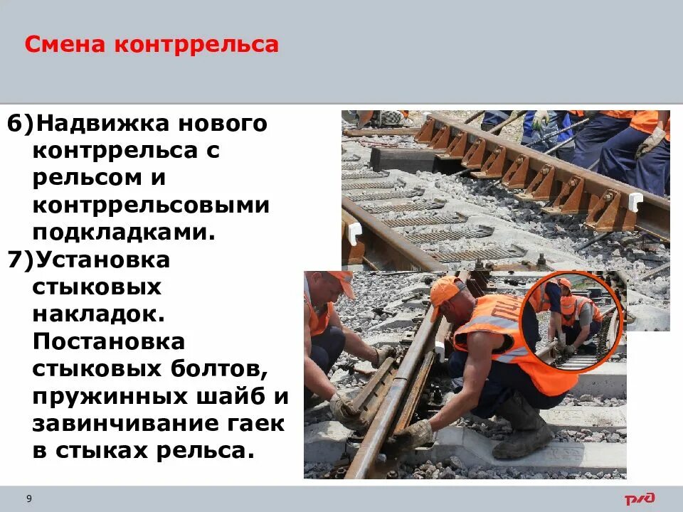 Смена перевод. Смена контррельса. Контррельсовый подкладка. Смена ходового рельса с контррельсом. Смена отдельных металлических частей стрелочного перевода.