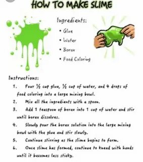 Following the recipe