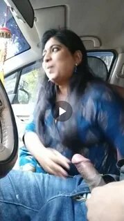 Indian girl blowjob car