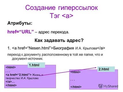 Как сделать локальную ссылку