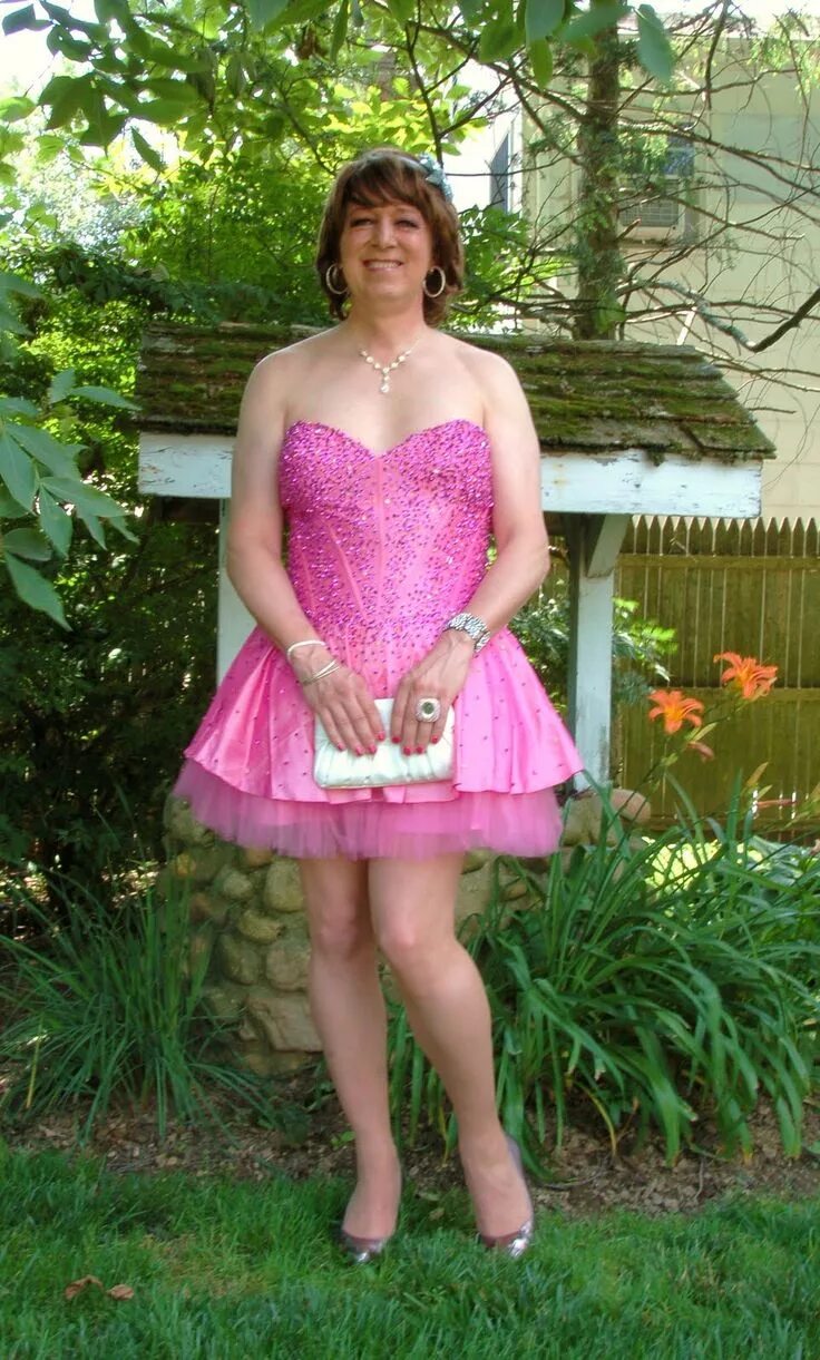 Crossdresser outdoor