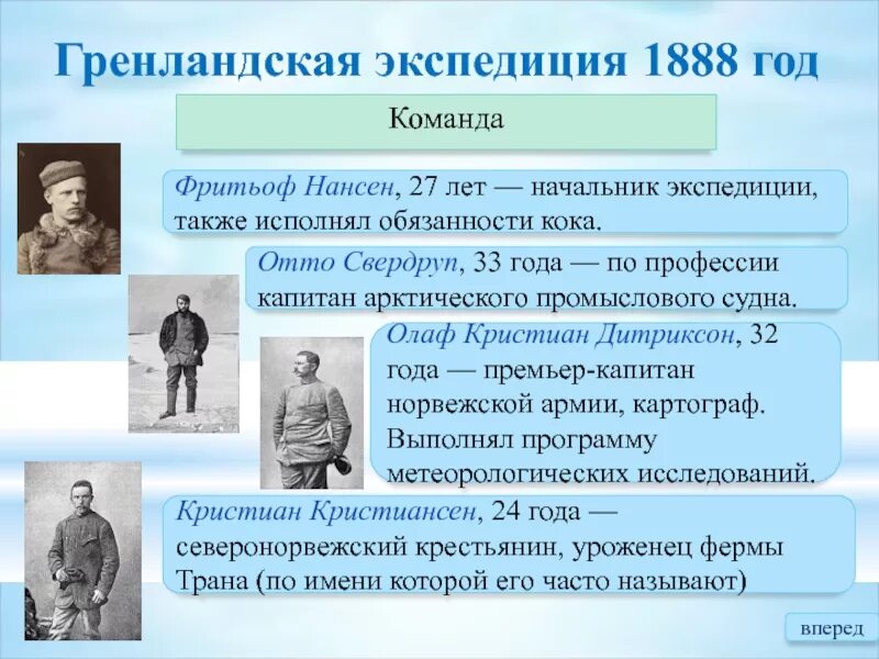 В программу работ экспедиции был