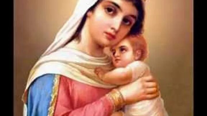 Богородица аз есм с вами и никтоже на вы. Матерь божия благая богородица. Благая богородица не остави. Благая дева богородица пресвятая. Матерь божия благая богородица.