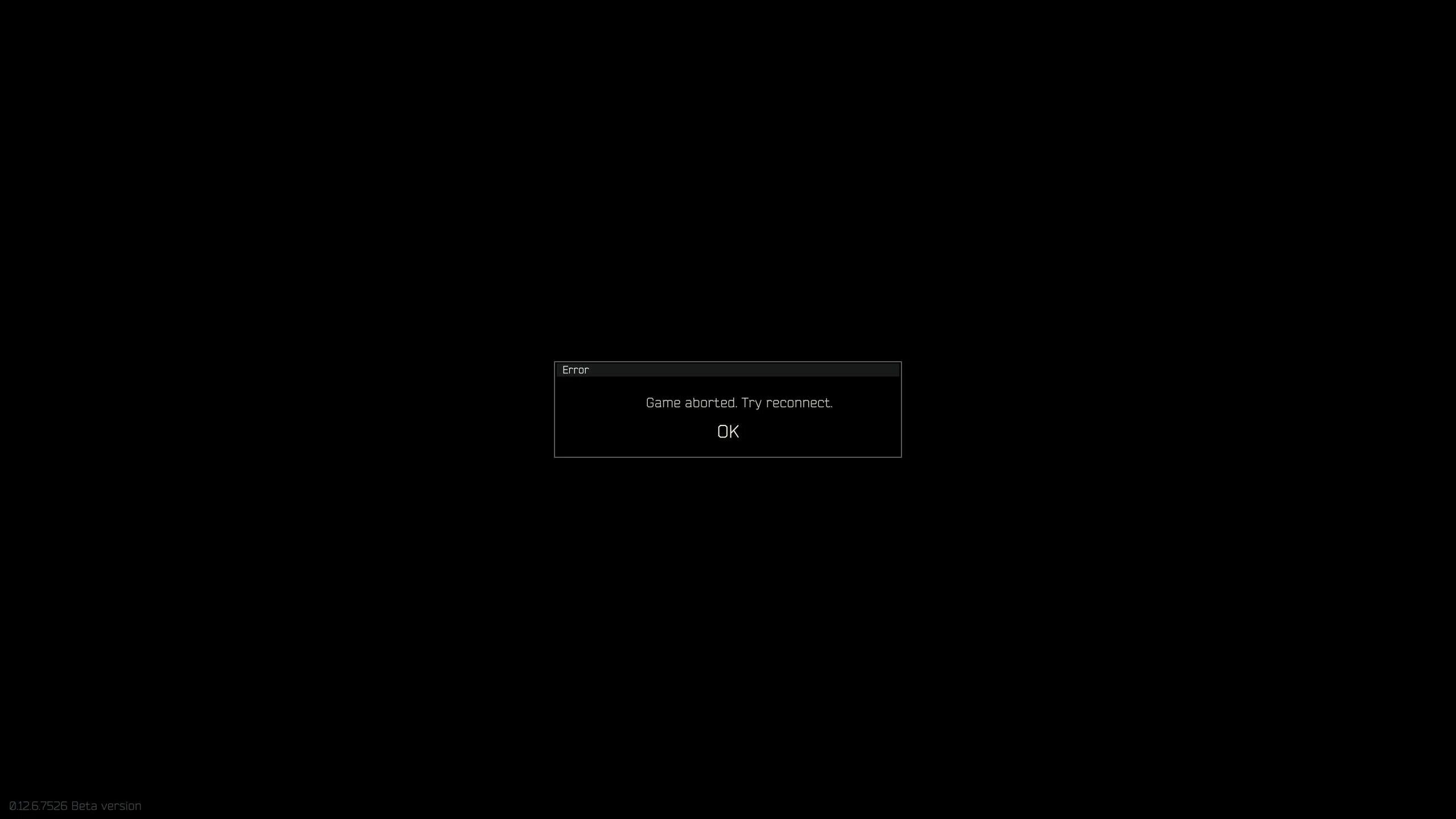 Game error