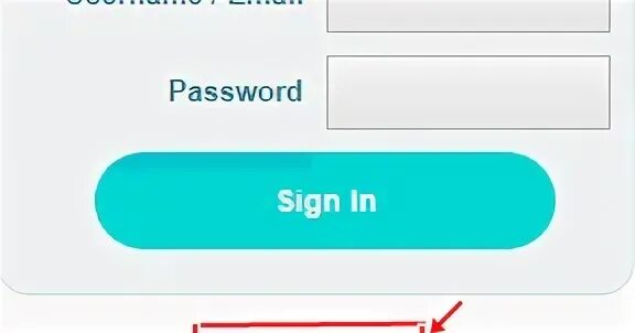 Your username and password