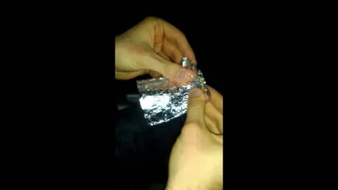 Трубочка из фольги