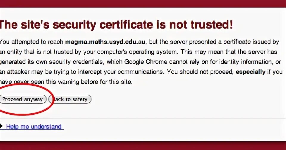 Java security cert