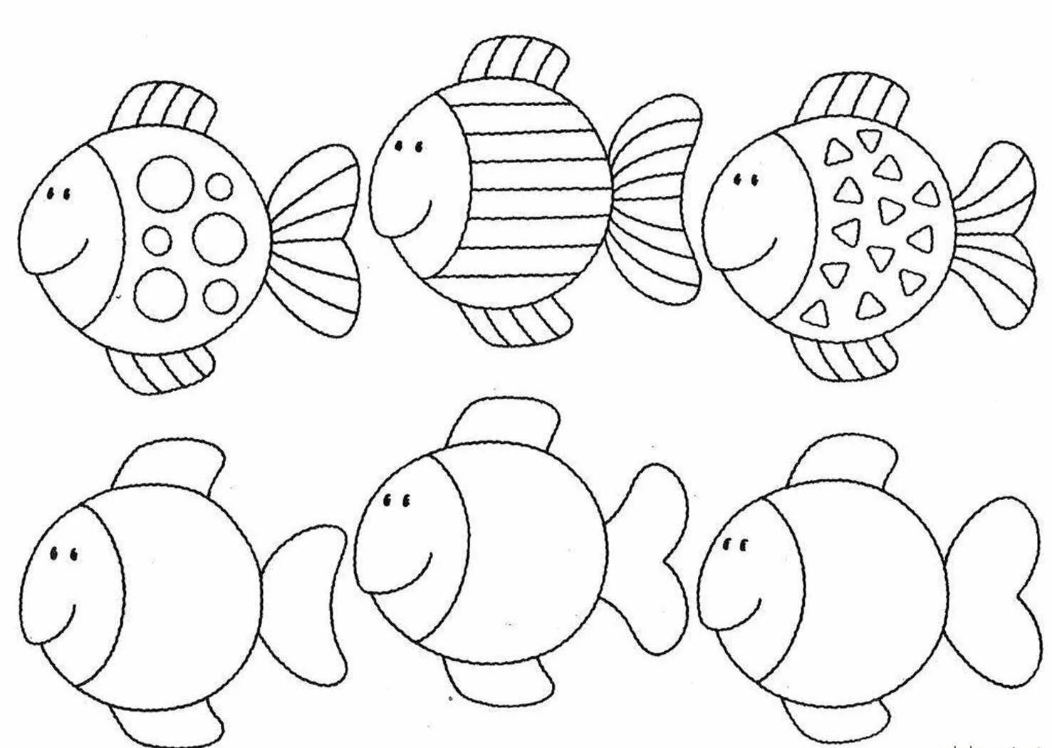 Развивающие раскраски для 3 лет. Задания по рисованию для детей. Рисунки для рисования для детей. Рыбы задания для дошкольников. Рисунки для дошкольников.