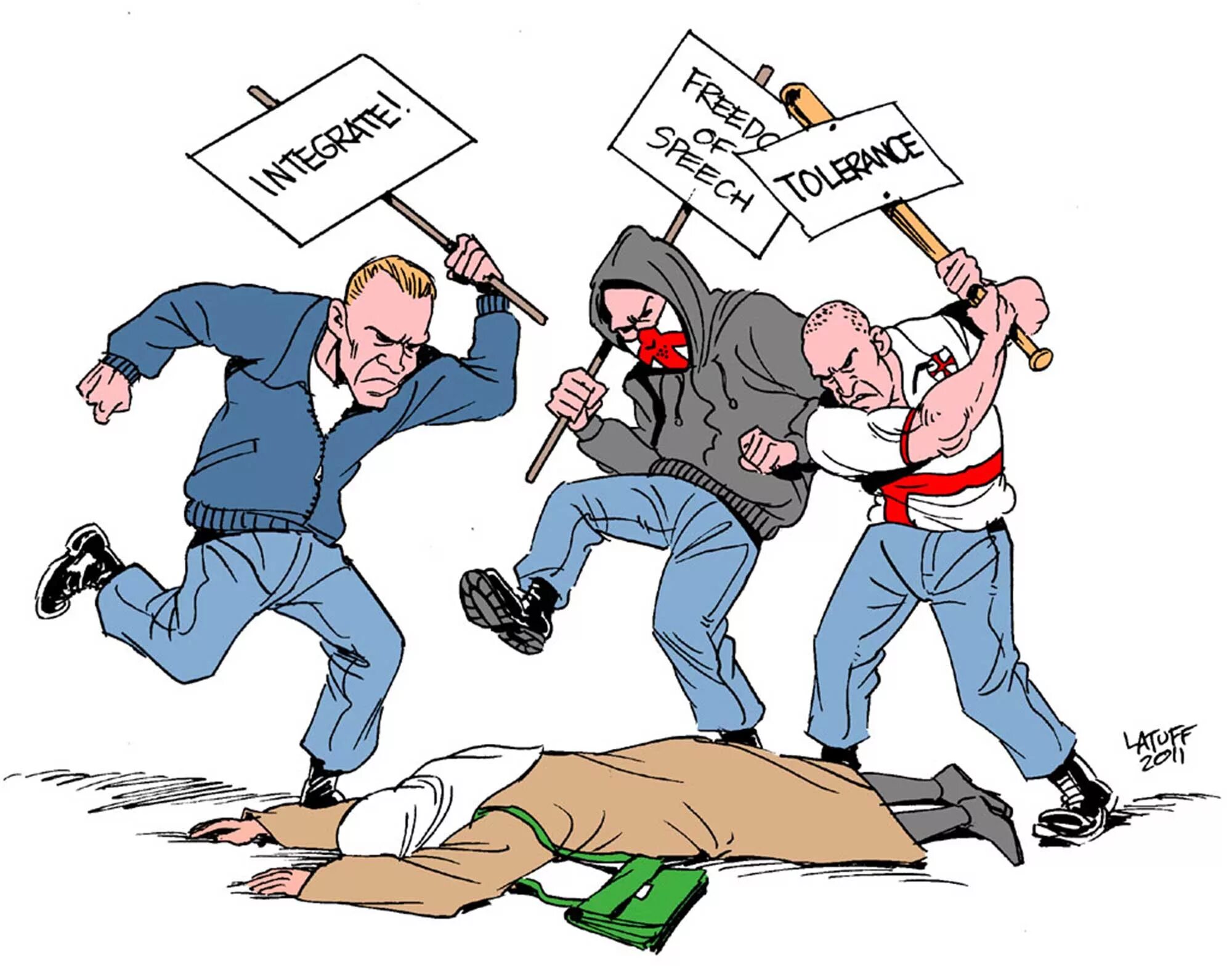 У терроризма есть национальность. Религиозный конфликт карикатуры. Карикатура против Ислама. Дискриминация карикатура. Преступность карикатура.